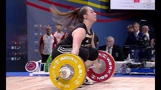 Sarah Fischer - Vize-Europameisterin - Zweikampf 226 kg - Kat. 90kg \ Bukarest - ROU (2018.03.31)