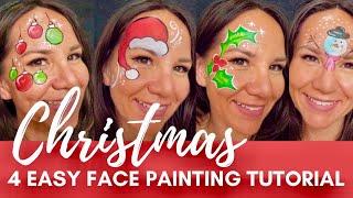 4 Easy Fast Christmas Face Painting Ideas