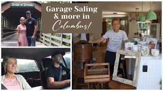 Garage Sale with us ~ A Weekend in Columbus ~ Garage Sale Haul