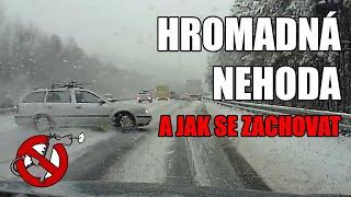 Hromadná nehoda na dálnici a jak se zachovat - Brněnská odchytová