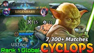 Legendary Cyclops Insane 7,300+ Matches - Top 1 Global Cyclops by USTAny - Mobile Legends