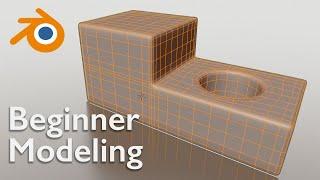 Blender Tutorial for Beginners - Polygon Modeling Exercise