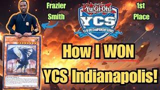 How I WON YCS Indianapolis!!! Frazier Smith 1st Place Deck Profile | YGO Edison Format