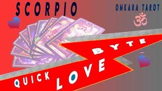 Scorpio Tarot - THEY WANT TO SAY SORRY !  / Love Bytes /