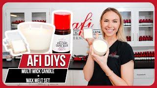 How to Make a Candle and Wax Melt Set