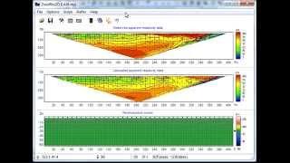 Packet processing of data files in ZondRes2d