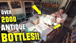 BOXES OF ANTIQUE BOTTLES HIDDEN AWAY FOR YEARS!! What Will We Find!? Unboxing Moldy Mondays 2.0!