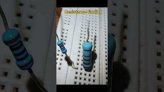 Resistance measurement #electronicsdiy #easyelectronics #resistor #shorts