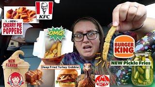 Newest FALL Fast Food Items // Burger King, Wendy's, KFC, Arby's