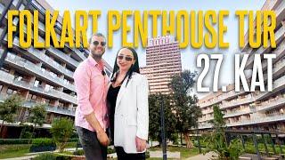 Tüm İzmir'e hakim PENTHOUSE dairesi | Folkart InCity | VLOG 42