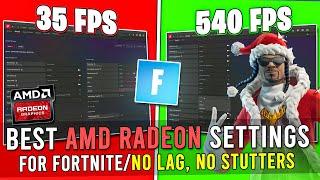 Best AMD Radeon Settings For Fortnite (FIX FPS DROPS/FIX STUTTERS)