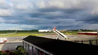 Dynamic Airways taking off from Cheddie Jagan International Airport