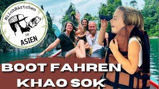  MilchBärtchen in Asien - Teil 8 - Boot fahren im Khao Sok Nationalpark