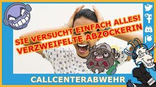 Schreikrampf, Tränen und Verzweiflung - Callcentertussi gibt auf :D