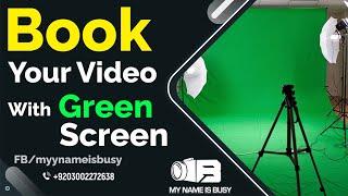 Book Your Video (With Green Screen)