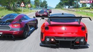 Forza Horizon 4 - Ferrari 599XX Evo | Goliath Race Gameplay