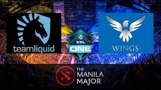 Team Liquid vs Wings Gaming Grand Final - ESL One Manila 2016 [HighLight]