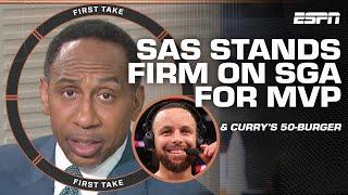 Warriors FINALS BOUND⁉ + Stephen A. remains UNWAVERED on SGA over Jokic for MVP  | First Take
