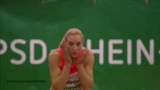 174 Alina Talay wins Women's 60mH Final   Dusseldorf 2016