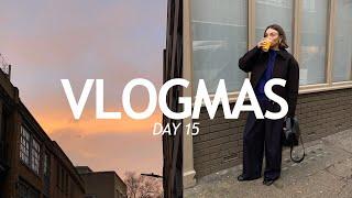 VLOGMAS Day 15 | Gingerbread Matcha, East London Shopping & Mince Pie Ice Cream