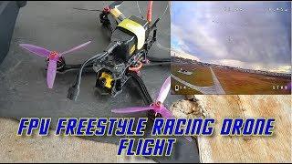 FPV Freestyle Racing Drone flight