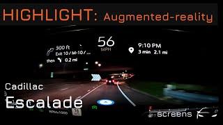 Cadillac Escalade | Augmented Reality in Instrument Cluster