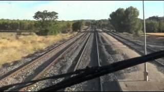 En cabina del Talgo, de Albacete a Águilas