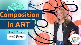 Ways to Create Good Composition for your Neurographic Art | High School Art Lesson