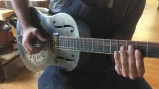 Hear what a Mule Resophonic Steel Guitar sounds like