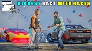 Michael Race With World's Biggest Racer | Gta V Gameplay