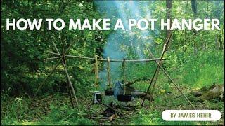 How to make a woodland pot hanger