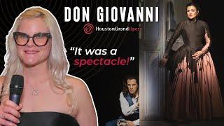 Audience Reacts to Mozart Opera | HGO Don Giovanni