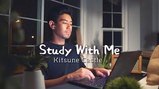  2-HOUR STUDY WITH ME│️ Rain Sounds│ Kitsune Castle