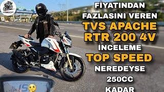 157 KMH HIZ YAPAN TVS APACHE 200 İNCELEME & NS200 DEN İYİ Mİ ? PARÇASI VARMI ? ALINIR MI ?