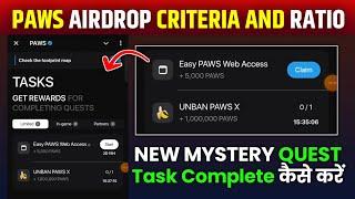 Paws Unban Paws X Task Complete | Paws Easy Paws Web Access Task Complete | Paws Ratio