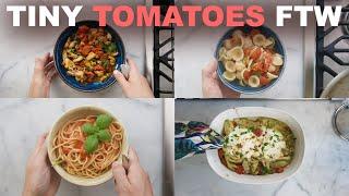 Tiny tomatoes = instant sauce packets