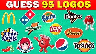 How many Food and Drink Logos Do You Know? | 95 LOGOS!!