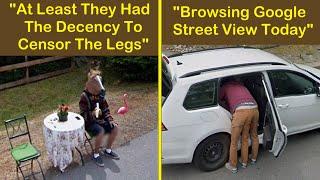 The Funniest And Weirdest Life Scenes Ever Caught On Google Street View | Happy Bears