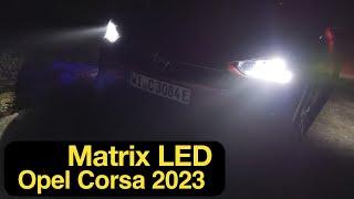 2023 Opel Corsa F: adaptives IntelliLux LED Matrix Licht Test [4K] - Autophorie Extra
