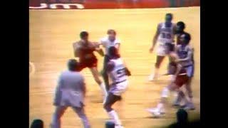 Darryl Dawkins vs Maurice Lucas fight NBA 1977 finals game 2