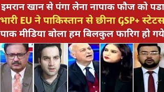 EU ने पाकिस्तान से छीना GSP+ स्टेटस रोये पाकी।।pak media on india latest। ।pakistani reaction