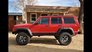 Zone 4.5" Short Arm Lift Kit and 33" Tires on Jeep Cherokee XJ 4x4