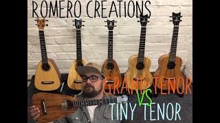 Romero Creations - Tiny Tenor and Grand Tenor Ukuleles