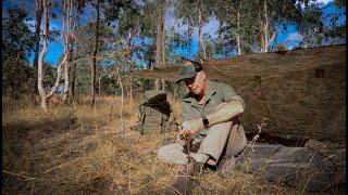 MILITARY 24hr MRE | AUS  ARMY HOOTCHIE TARP CAMP