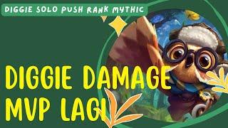 DIGGIE DAMAGE LAGI, MVP LAGI #mlbb #efesdebe #diggie #mobilelegends