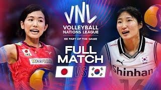 Japan  vs. Korea  - VNL 2024 | Full Match - Week 3