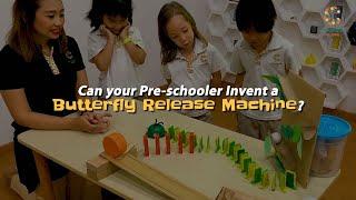 Cambridge Pre-school Virtual Tour | Rube Goldberg Machine invented by Preschoolers