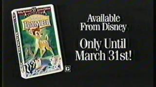 Bambi Disney Vault commercial