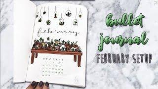 Bullet Journal - February Setup