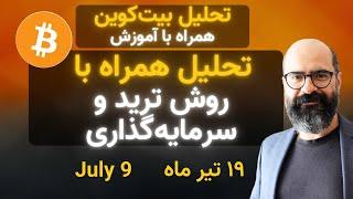 تحلیل بیت‌کوین همراه با روش ترید و سرمایه‌گذاری